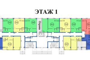 ЖК «Сен-Тропе» планировки 1 этаж
